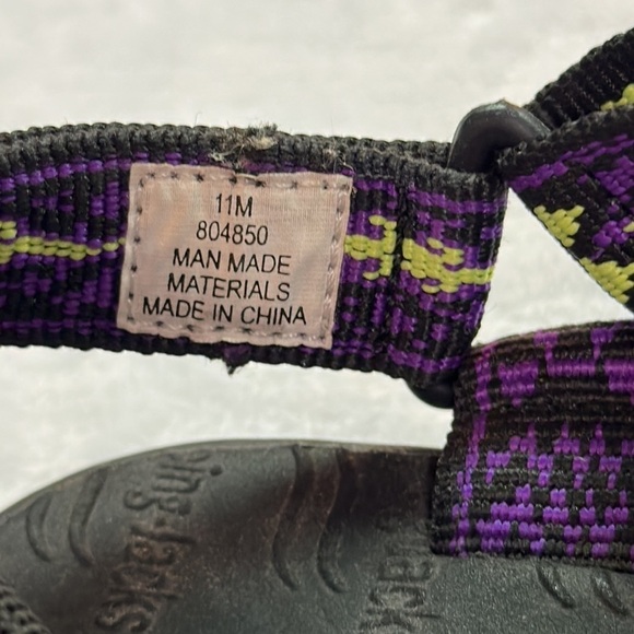 Jumping Jacks Lizard Hook & Loop Little Boys Purple Sandals Size 11 - Picture 6 of 9